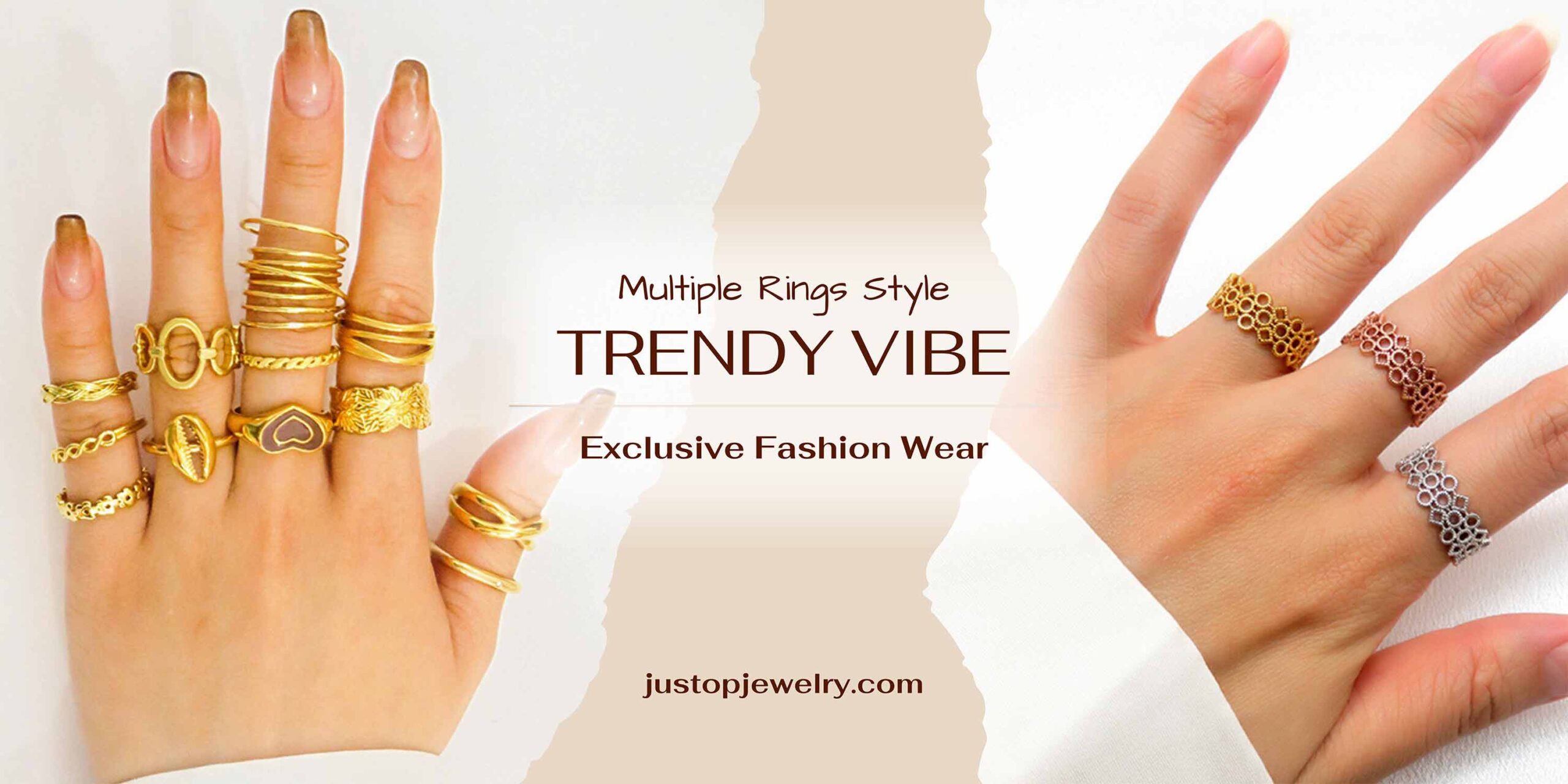 Hexingsheng Jewelry | How to Wear Rings on Multiple Fingers for Trendy Vibe