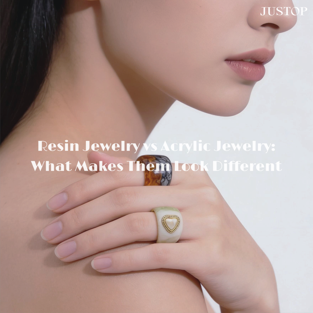 Resin Jewelry vs Acrylic Jewelry: What Makes Them Look Different
