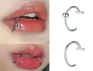 Hexingsheng Jewelry | Contact حلقة الشفاه بدون ثقب بديل أنيق للثقب