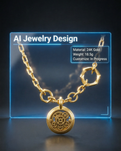Hexingsheng Jewelry | كيف يُغيّر تصميم المجوهرات بالذكاء الاصطناعي صناعة العلامات التجارية المخصصة Hexingsheng Jewelry | كيف يُغيّر تصميم المجوهرات بالذكاء الاصطناعي صناعة العلامات التجارية المخصصة